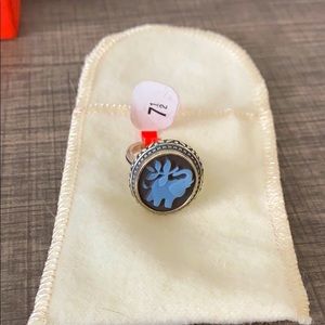 James Avery Elephant Cameo Ring